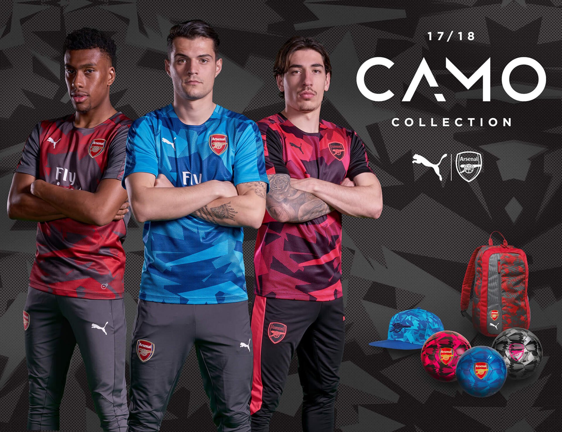 Clothing Photography for Arsenal FC